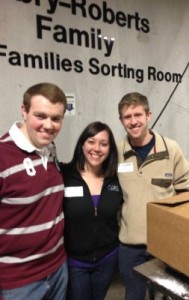HOBY TN Alumni at a volunteer event at Second Harvest Food Bank.